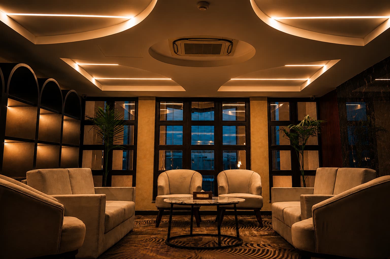 The event lounge