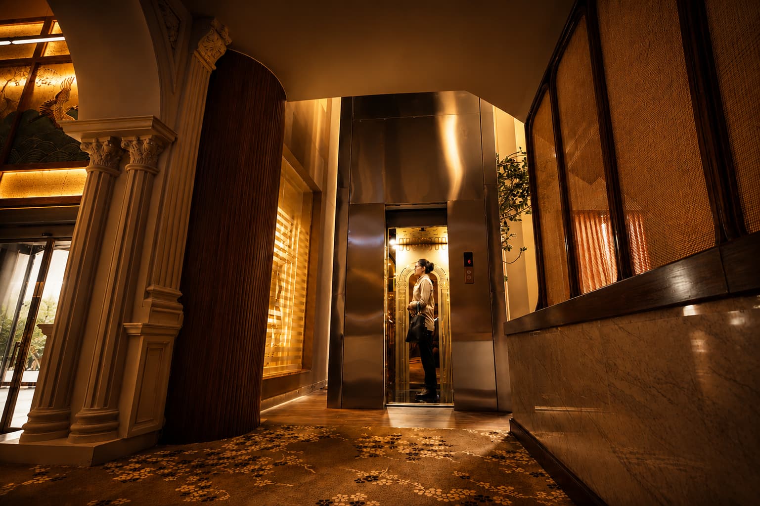 The lobby at Grand Unicorn Club